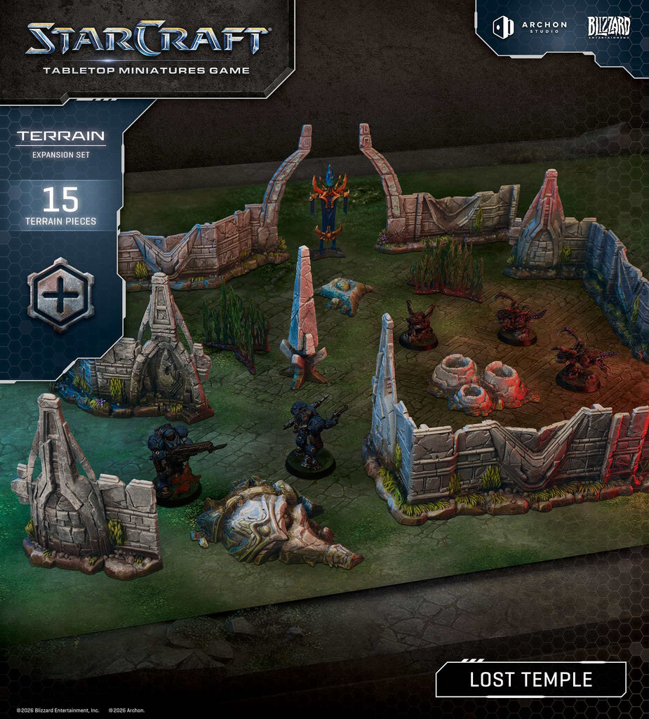 Archon Studio - Starcraft Tmg: Accessories - Lost Temple Terrain Pre-Order