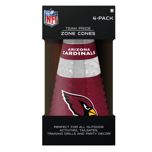 Arizona Cardinals Zone Cones 4 Pack - Sporticulture