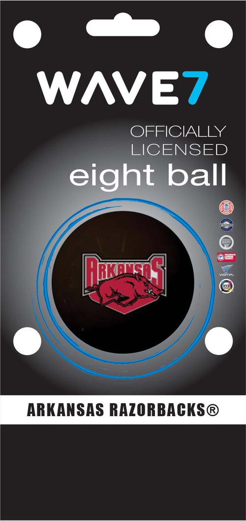 ARKANSAS EIGHT BALL BLACK - ARKBBE200