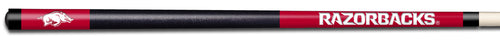 ARKANSAS COLOR ENGRAVED BILLIARD CUE WHITE / RED - ARKBCE931
