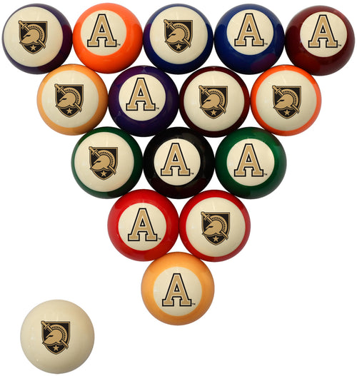 ARMY STANDARD COLOR NUMBERED BILLIARD BALL SET STANDARD COLOR BILLIARD BALL SET - ARMBBSSTD