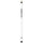 ARMY ENGRAVED BILLIARD CUE WHITE / BLACK - ARMBCE104-JR