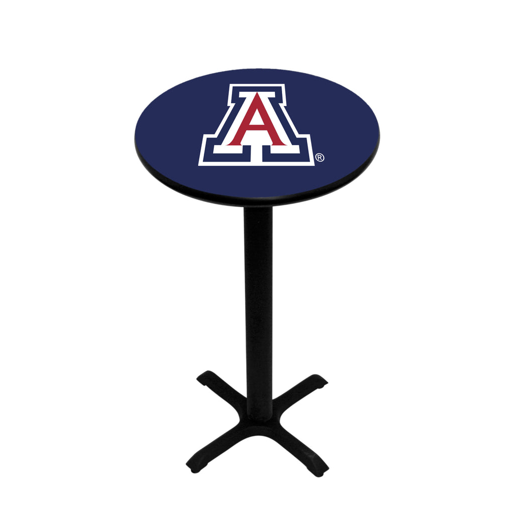 ARIZONA PEDESTAL PUB TABLE BLUE - ARZPTB101