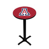 ARIZONA PEDESTAL PUB TABLE RED - ARZPTB102