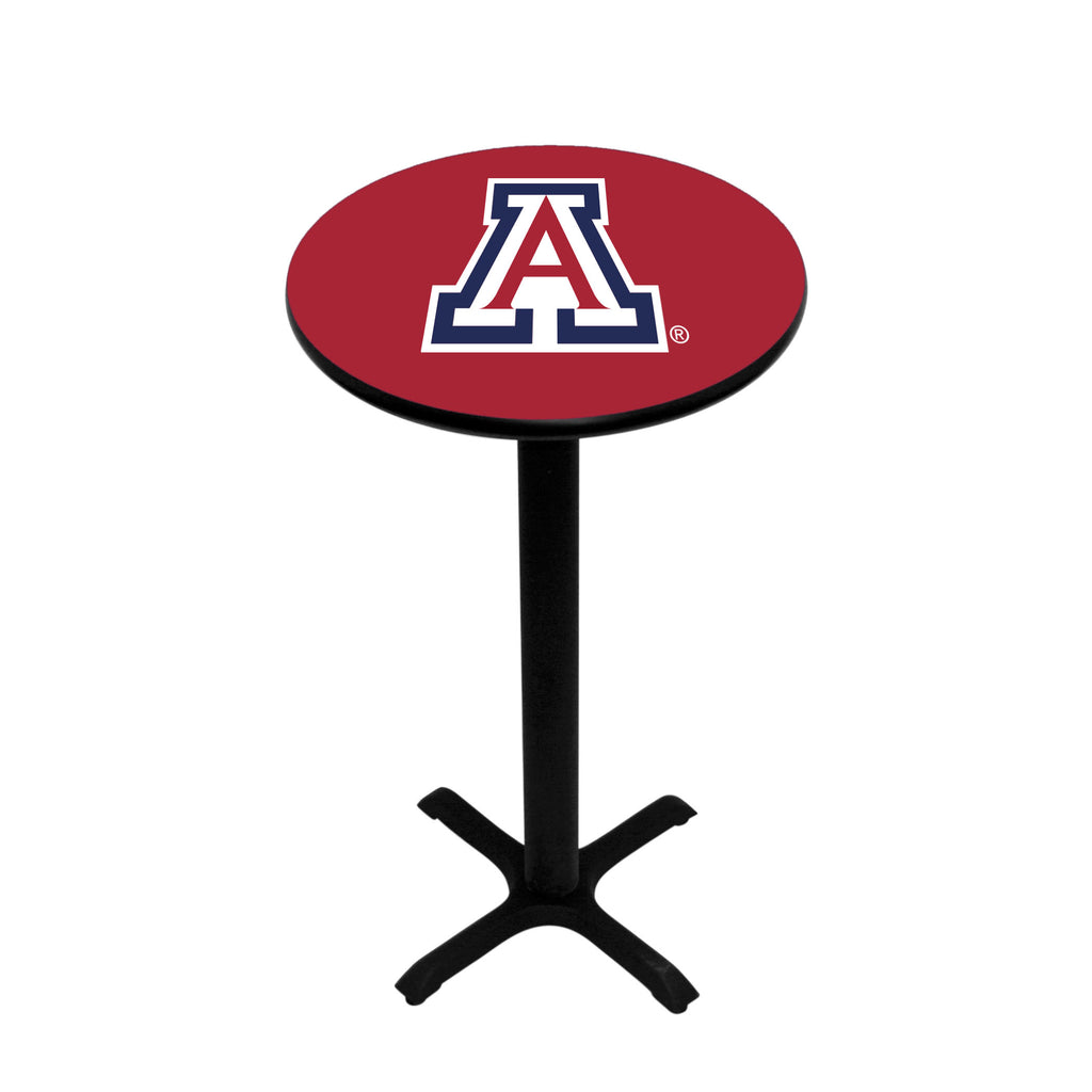 ARIZONA PEDESTAL PUB TABLE RED - ARZPTB102