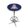 ARIZONA CHROME FOOT RING PUB TABLE BLUE - ARZPTR101