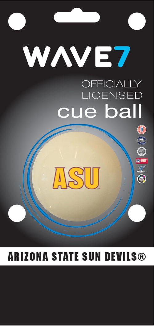 ARIZONA STATE CUE BALL WHITE - ASUBBC200