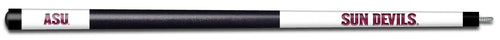 ARIZONA STATE ENGRAVED BILLIARD CUE WHITE / MAROON - ASUBCE101