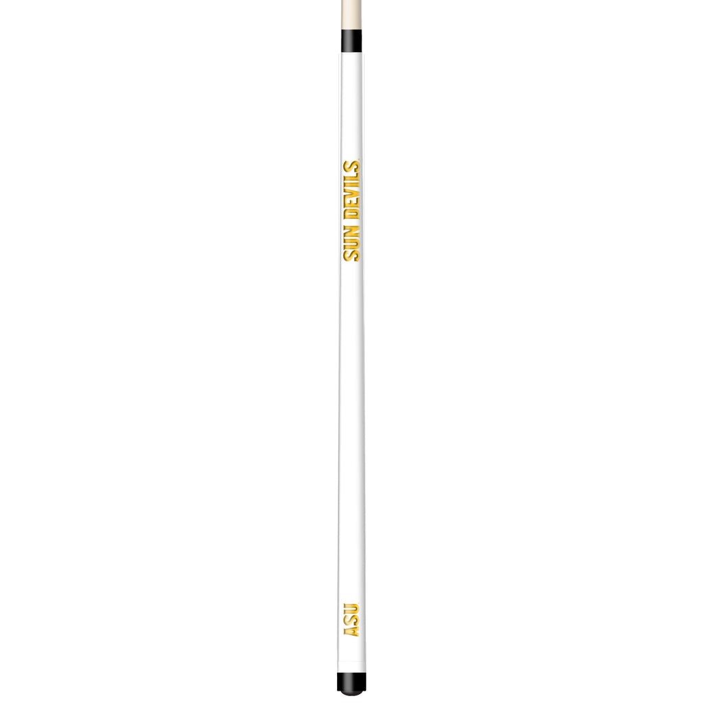 ARIZONA STATE ENGRAVED BILLIARD CUE WHITE / GOLD - ASUBCE102-JR