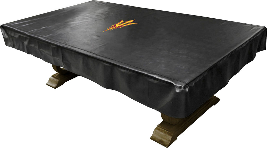 ARIZONA STATE BILLIARD TABLE COVER BLACK - ASUBTC100ST-8