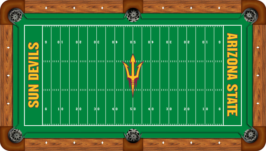 ARIZONA STATE BILLIARD TABLE FELT - RECREATIONAL GRIDIRON - ASUBTF000-8R
