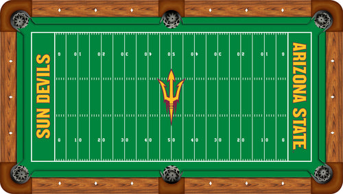 ARIZONA STATE BILLIARD TABLE FELT - RECREATIONAL GRIDIRON - ASUBTF000-9R