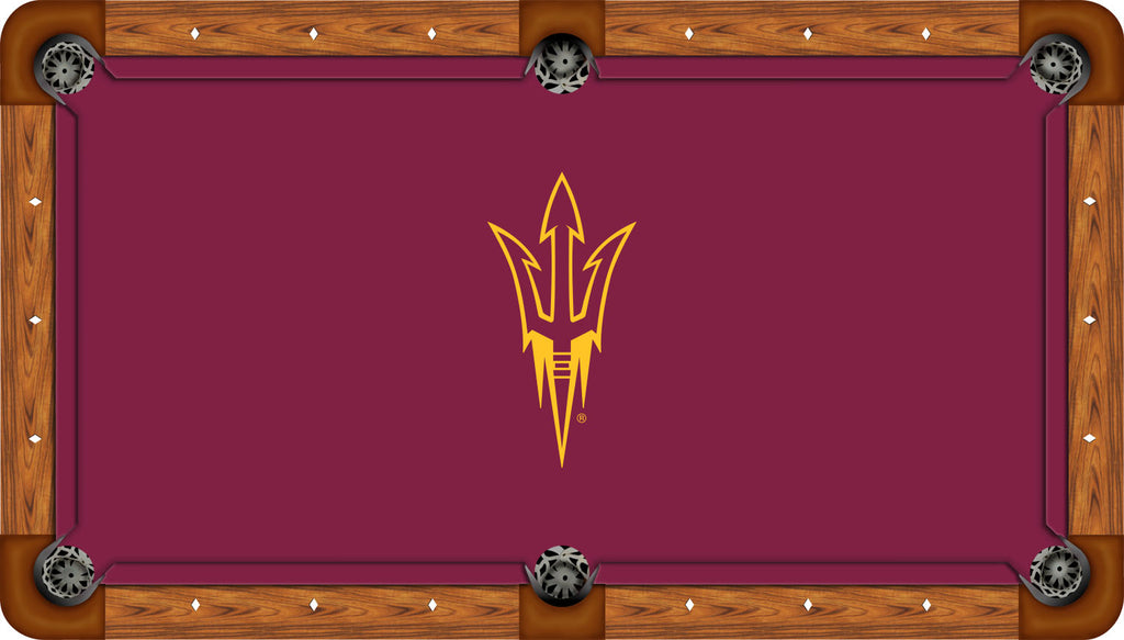 ARIZONA STATE BILLIARD TABLE FELT - RECREATIONAL MAROON - ASUBTF101-9R