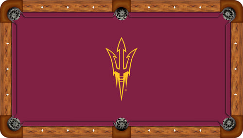 ARIZONA STATE BILLIARD TABLE FELT - RECREATIONAL MAROON - ASUBTF101-9R