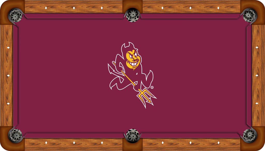 ARIZONA STATE BILLIARD TABLE FELT - RECREATIONAL MAROON - ASUBTF301-8R
