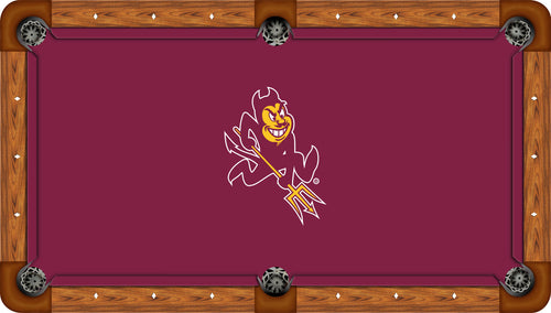 ARIZONA STATE BILLIARD TABLE FELT - RECREATIONAL MAROON - ASUBTF301-9R