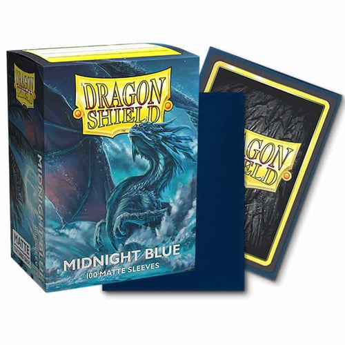 Arcane Tinmen -  Dragon Shield Sleeves: Matte Midnight Blue (Box Of 100)