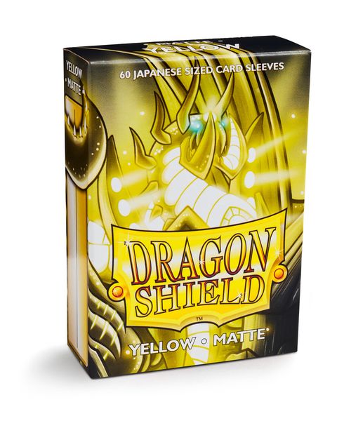 Arcane Tinmen - Dragon Shield 60Ct Deck Protector Mini Matte Yellow