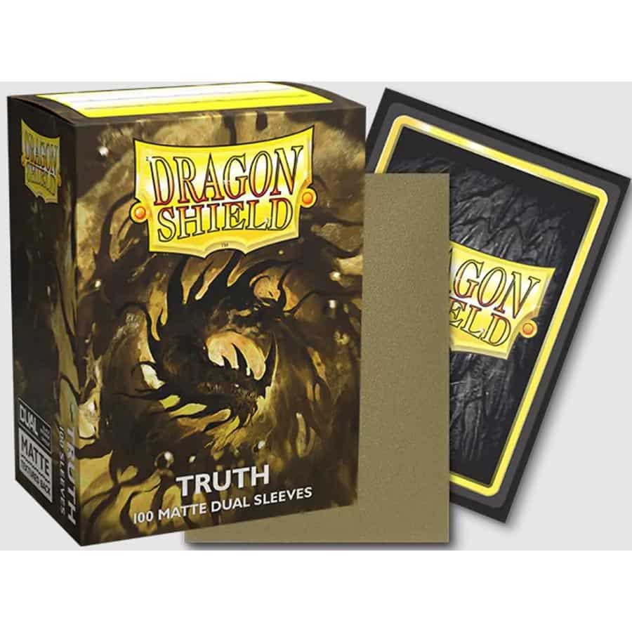 Arcane Tinmen -  Dragon Shield Sleeves: Matte Dual Golden Gleam Metallic: Truth (100Ct)