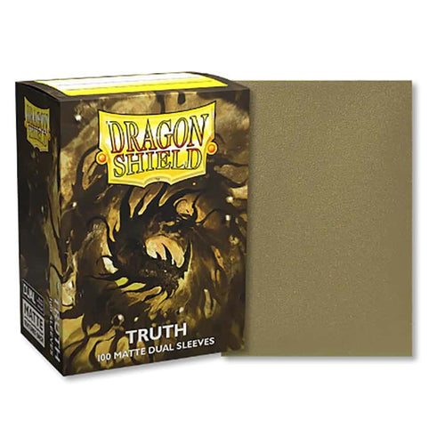 Arcane Tinmen -  Dragon Shield Sleeves: Japanese Matte Dual Golden Gleam Metallic: Truth (60Ct)