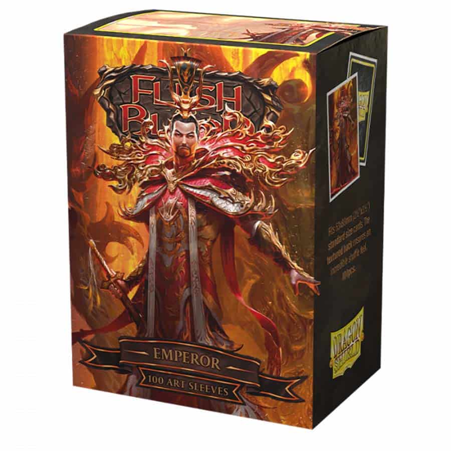 Arcane Tinmen -  Dragon Shield: Matte Art: Flesh And Blood: The Emperor (Box Of 100)