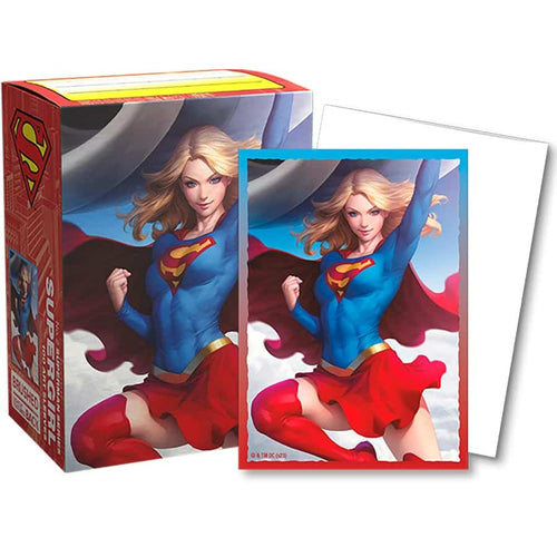 Arcane Tinmen -  Superman - Dragon Shield: Brushed Art: Supergirl (100Ct)