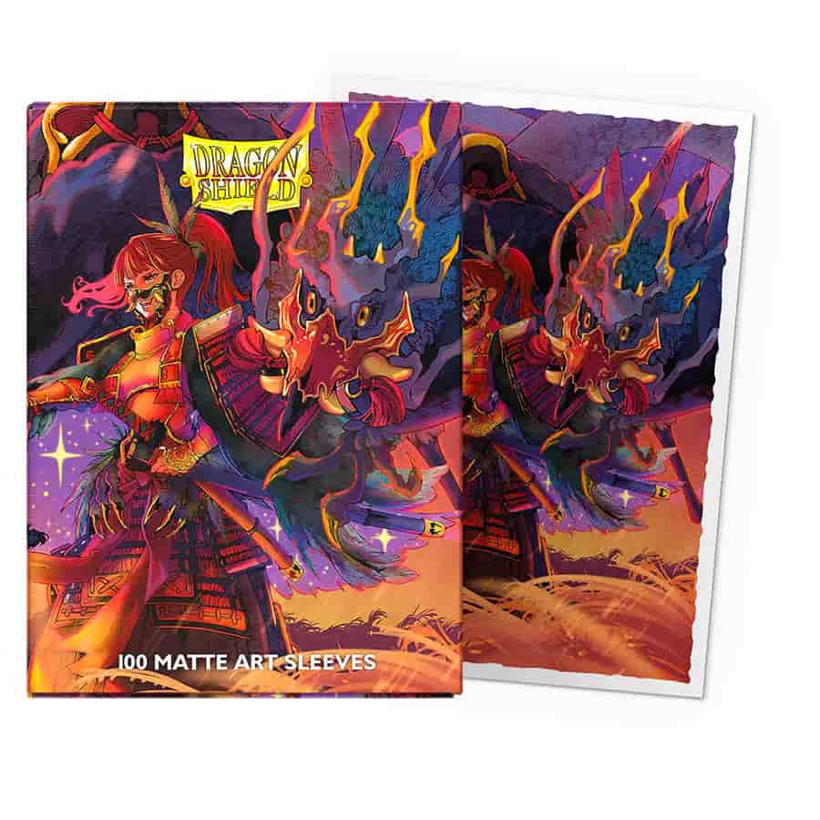 Arcane Tinmen -  Dragon Shield Standard Sleeves: Matte Art: Japanese Artist Series 2: The Fallen (100Ct)
