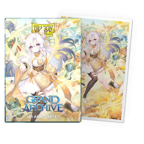 Arcane Tinmen -  Dragon Shield Sleeves: Matte Art: Grand Archive: Guo Jia Heaven's Favored (100Ct)
