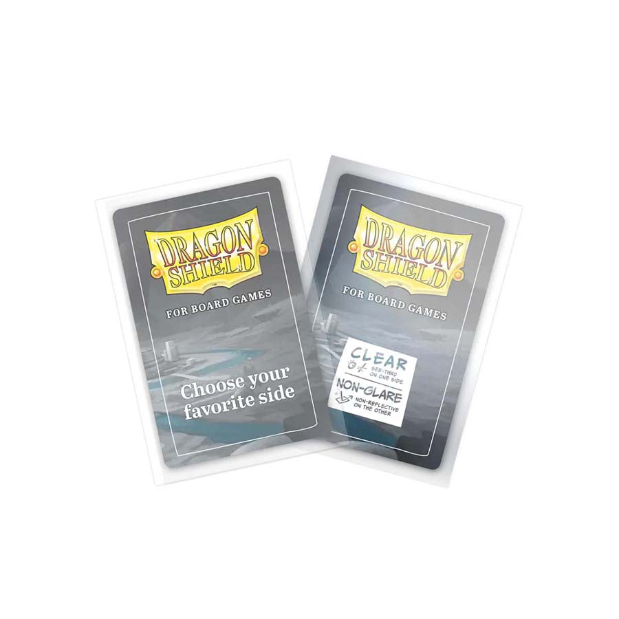 Arcane Tinmen -  Ds Board Game Sleeves - Dragon Shield: Board Game Sleeves: Clear Nonglare: American Mini