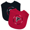 Atlanta Falcons Baby Bib 2 Pack - Masterpieces Puzzle Company