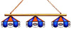 AUBURN 3-LIGHT GAME TABLE LIGHT - AUB-380GL2
