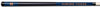 AUBURN COLOR ENGRAVED BILLIARD CUE ORANGE / BLUE - AUBBCE921