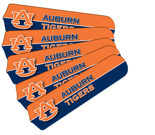 AUBURN FAN BLADE SET BLUE/ORANGE - AUBFBL100-52