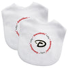 Arizona Diamondbacks Baby Bib 2 Pack - Masterpieces Puzzle Company