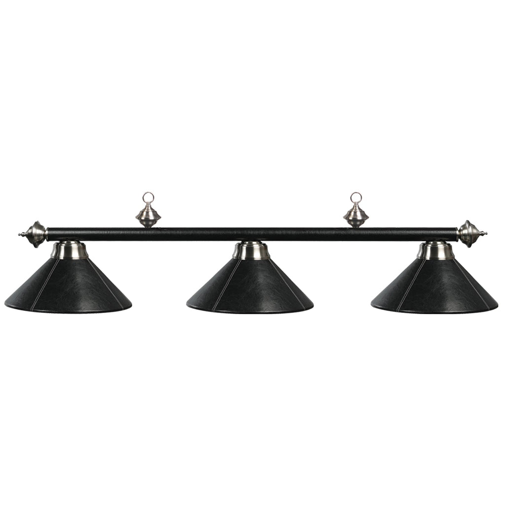 3 LT-54'' BILLIARD LIGHT-LEATHER/BLACK
