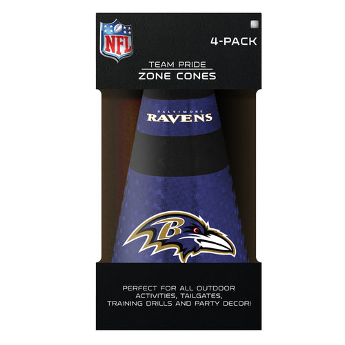 Baltimore Ravens Zone Cones 4 Pack - Sporticulture