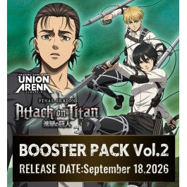 Bandai - Bandai - Union Arena: Attack On Titan Booster Vol. 2 (Ex07bt) Pre-Order