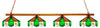 BAYLOR 4-LIGHT GAME TABLE LIGHT - BAY-480GL