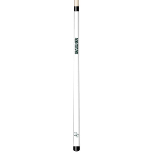 BAYLOR ENGRAVED BILLIARD CUE WHITE / GREEN - BAYBCE101-JR