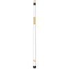 BAYLOR ENGRAVED BILLIARD CUE WHITE / GOLD - BAYBCE102-JR