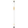 BAYLOR ENGRAVED BILLIARD CUE WHITE / GOLD - BAYBCE102-JR
