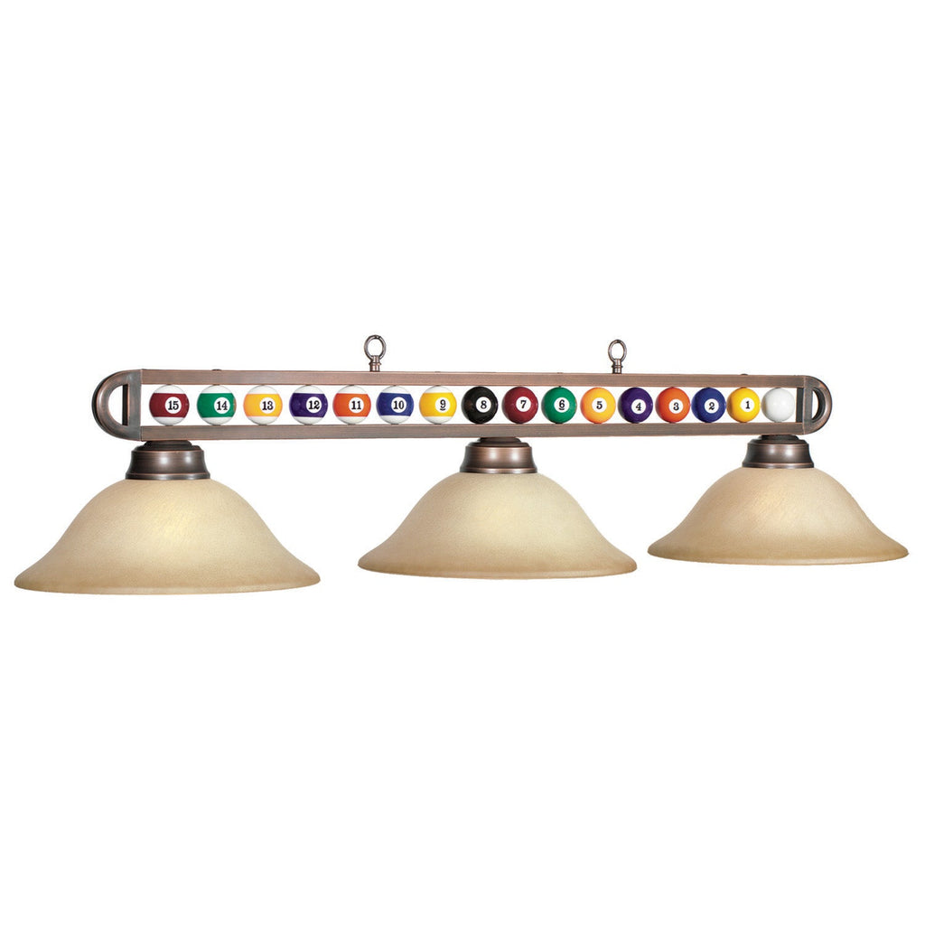 55'' BRONZE BILLIARD BALL 3 LT-FIXTURE