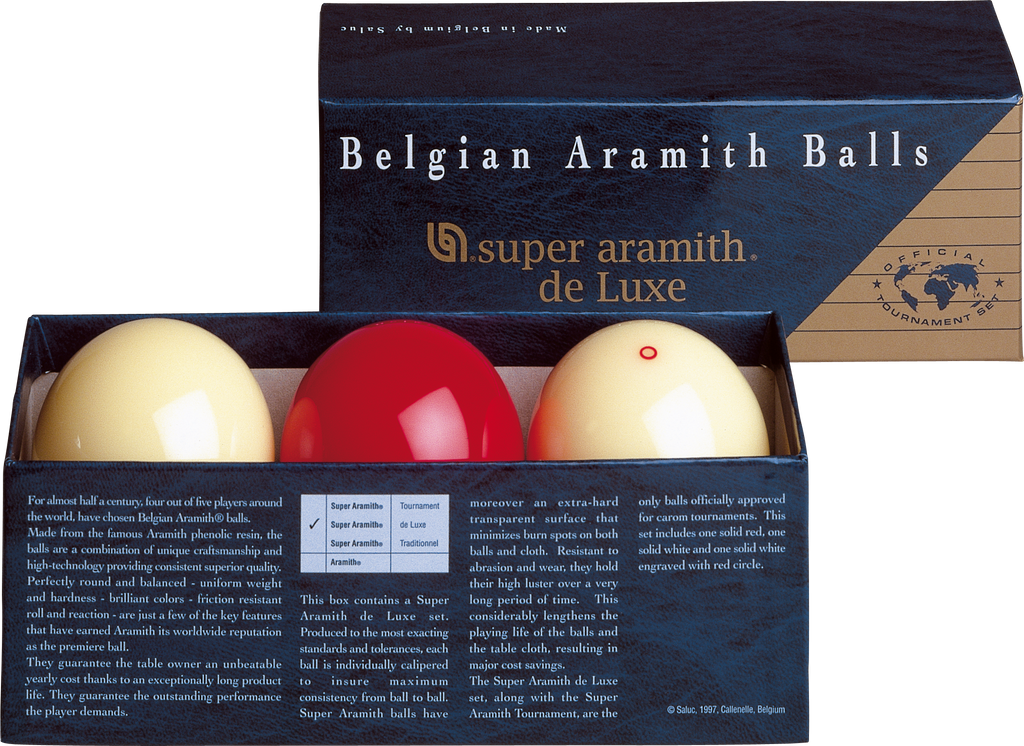 Aramith BBACDLX Super Aramith Carom Ball Set Billiard Balls