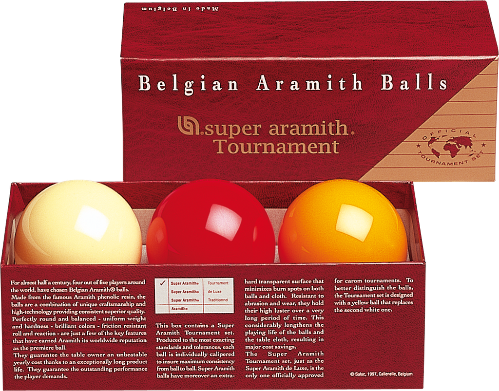 Aramith BBACTRN Super Aramith Tournament Carom Ball Set Billiard Balls