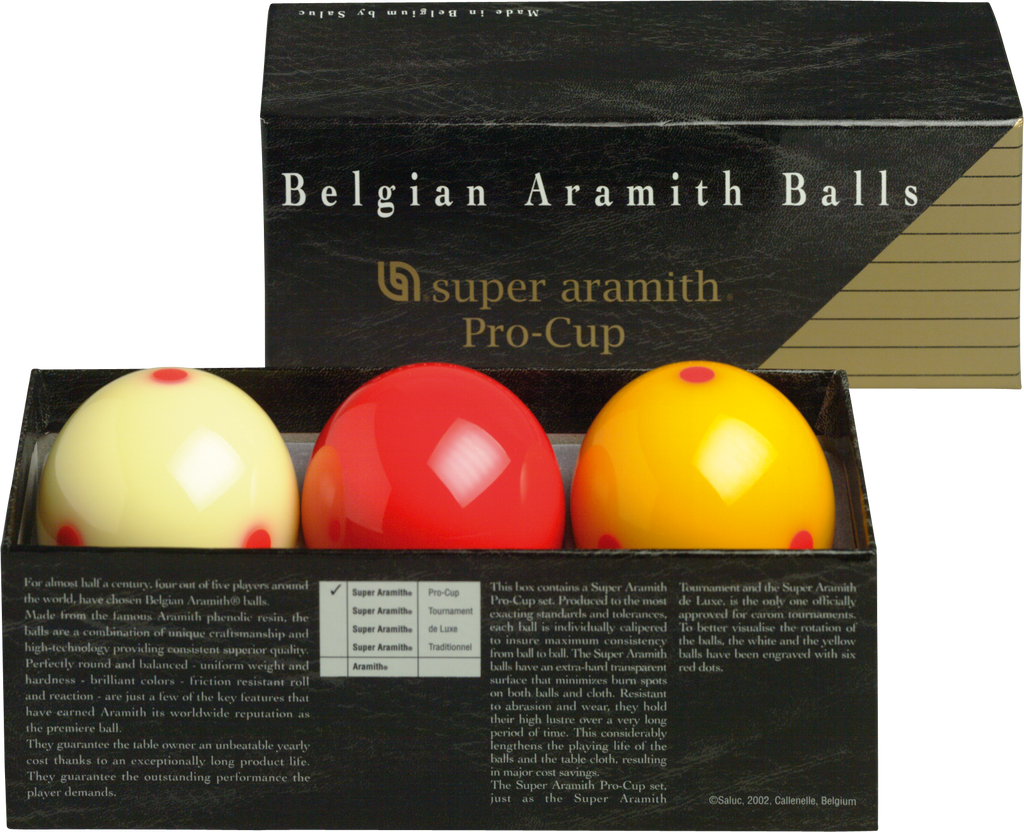 Aramith BBARC Pro Cup Carom Ball Set Billiard Balls