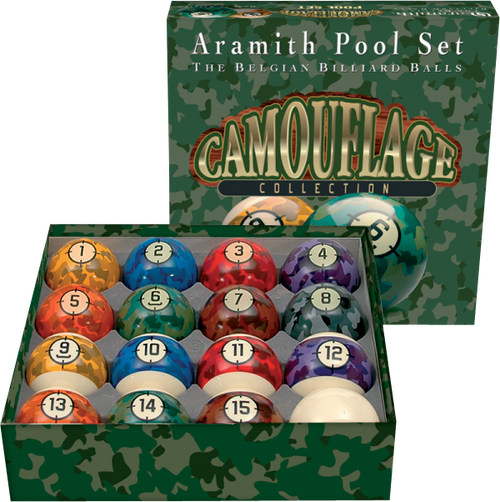 Aramith BBCAM Camouflage Ball Set Billiard Balls