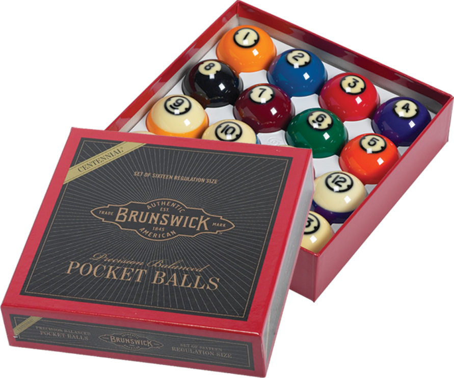 Brunswick BBCENT Centennial Ball Set Billiard Balls