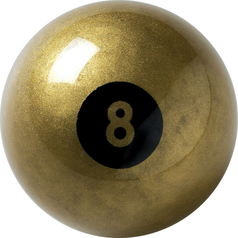 Aramith BBGOLD8 Golden 8 Ball Billiard Balls