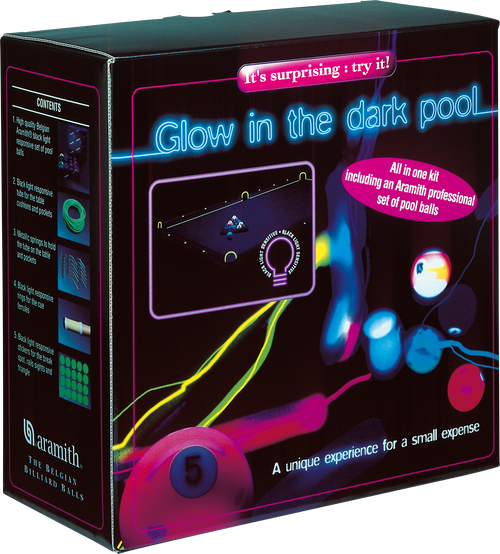 Aramith BBNEO Glow in the Dark Ball Set Billiard Balls
