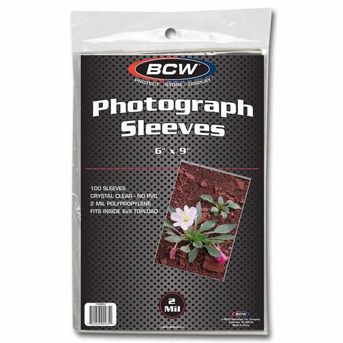 Bcw Supplies: 6 X 9 Photo Sleeves (1-6X9slv) (100Ct)